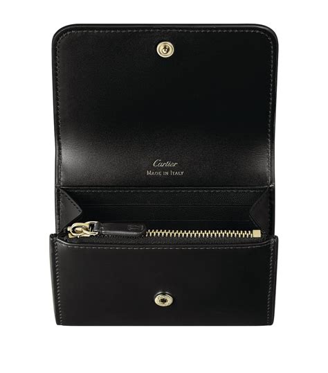 cartier wallet black|cartier wallets for women.